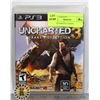 PS3 UNCHARTED 3 GAME