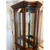 Image 4 : China Cabinet with Light & Mirrored Back Board