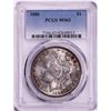 Image 1 : 1886 $1 Morgan Silver Dollar Coin PCGS MS63 Nice Toning