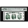 Image 1 : Circa 1970's Washington Center Giori Test Note PMG Gem Uncirculated 66EPQ