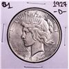 Image 1 : 1927-D $1 Peace Silver Dollar Coin