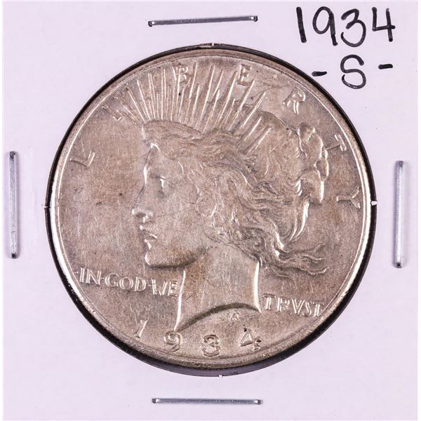 1934-S $1 Peace Silver Dollar Coin