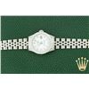 Image 4 : Rolex Ladies Stainless Steel White Diamond Datejust Wristwatch