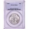 Image 1 : 1945 Walking Liberty Half Dollar Coin PCGS MS64