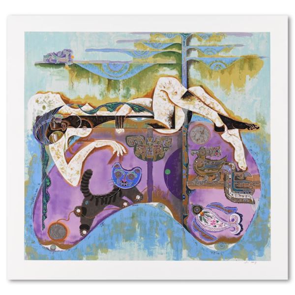 Lu Hong "Magic" Limited Edition Serigraph On Paper