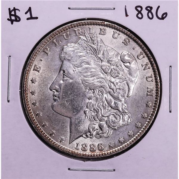 1886 $1 Morgan Silver Dollar Coin
