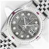 Image 1 : Rolex Men's Stainless Steel Meteorite Diamond & Ruby Datejust Wristwatch