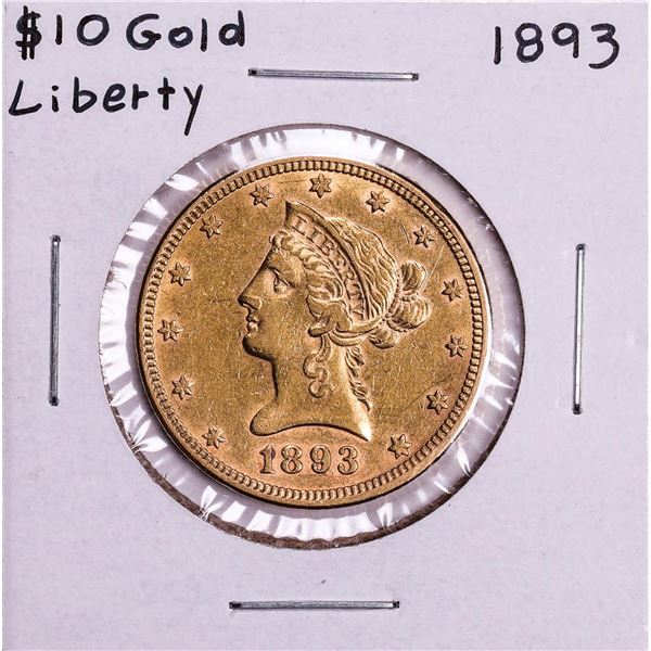 1893 $10 Liberty Head Eagle Gold Coin