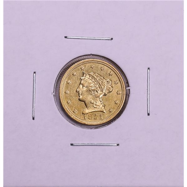 1851 $2 1/2 Liberty Head Quarter Eagle Gold Coin