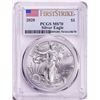 Image 1 : 2020 $1 American Silver Eagle Coin PCGS MS70 First Strike