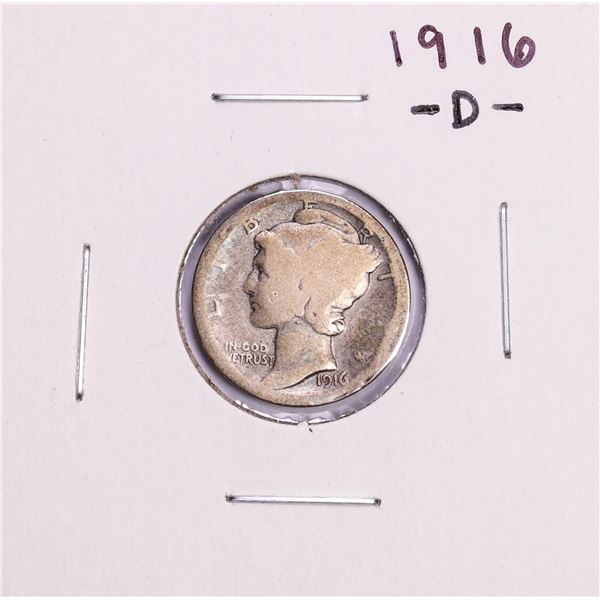 1916-D Mercury Dime Coin