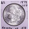Image 1 : 1878 7TF Reverse of 1878 $1 Morgan Silver Dollar Coin