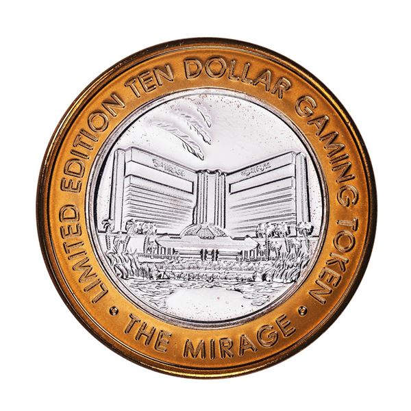 .999 Silver The Mirage Las Vegas, Nevada $10 Casino Limited Edition Gaming Token
