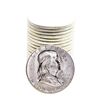 Image 1 : Roll of (20) Brilliant Uncirculated 1963 Franklin Half Dollar Coins