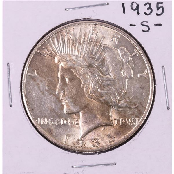 1935-S $1 Peace Silver Dollar Coin