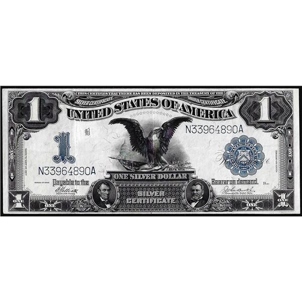 1899 $1 Black Eagle Silver Certificate Note