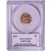 Image 2 : 2013 $5 American Gold Eagle Coin PCGS MS70 Philip Diehl Signature
