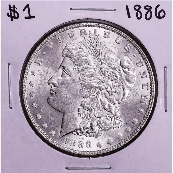 1886 $1 Morgan Silver Dollar Coin