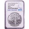 Image 1 : 2017(P) $1 American Silver Eagle Coin NGC MS69 Early Release Philadelphia Emergency