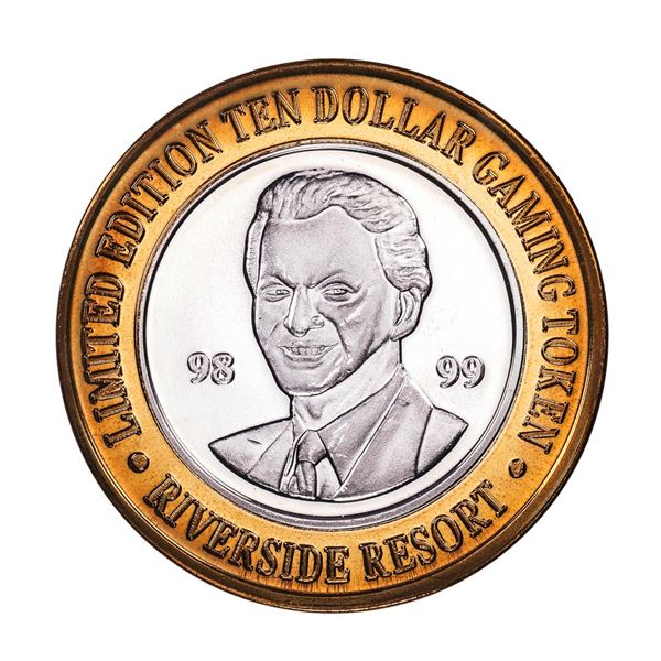 .999 Silver Riverside Resort Hotel & Casino $10 Limited Edition Gaming Token