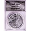 Image 1 : 1987 $1 American Silver Eagle Coin ANACS MS69