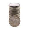 Image 2 : Lot of (25) $1 Peace Silver Dollar Coins
