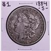Image 1 : 1884-S $1 Morgan Silver Dollar Coin