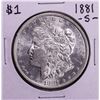 Image 1 : 1881-S $1 Morgan Silver Dollar Coin