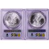 Image 2 : Lot of 2021 Type 1 & 2 $1 American Silver Eagle Coins PCGS MS69 First Day of Issue