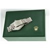 Image 9 : Rolex Men's Stainless Steel Black Baguette Diamond Datejust Wristwatch