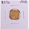 Image 1 : 1925 $2 1/2 Indian Head Quarter Eagle Gold Coin