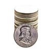 Image 1 : Roll of (20) Brilliant Uncirculated 1956 Franklin Half Dollar Coins