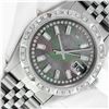 Image 1 : Rolex Men's Stainless Steel Tahitian Mother of Pearl Diamond Datejust Wristwatch