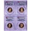 Image 1 : Lot of (4) 2008-S $1 Proof Presidential Dollar Coins PCGS PR69DCAM First Strike