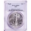 Image 1 : 1987 $1 American Silver Eagle Coin PCGS MS69