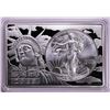 Image 1 : 2013 $1 American Silver Eagle Coin & 2oz Silver Bar Set