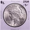 Image 1 : 1934-D $1 Peace Silver Dollar Coin