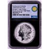 Image 1 : 1878-2020 Private Issue High Relief Morgan's Eagle Design 2oz Silver NGC Reverse PF70