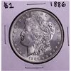 Image 1 : 1886 $1 Morgan Silver Dollar Coin