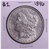 Image 1 : 1896 $1 Morgan Silver Dollar Coin