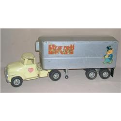 Rare 1956 Tonka Morrell Meats Private Label Truck & Trailer