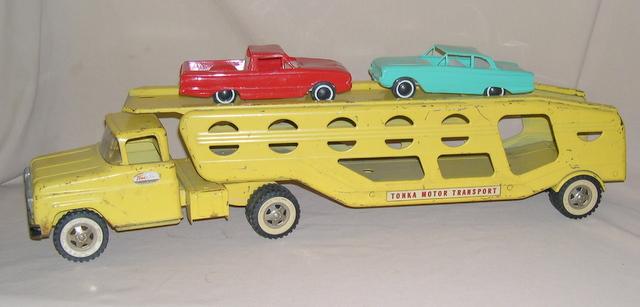 tonka truck car hauler
