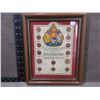 Image 1 : Framed Canadian 14 Penny Collection