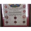 Image 3 : Framed Canadian 14 Penny Collection