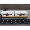 Flat Bed Car AT&SF 90806 with 2 Sea Land Sea Cans