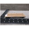 Image 1 : Flat Bed Car with Lumber & Chains - HO Scale