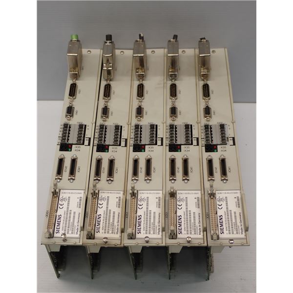 (5) Siemens # 1P 6SN1118-0DJ23-0AA1 Cards