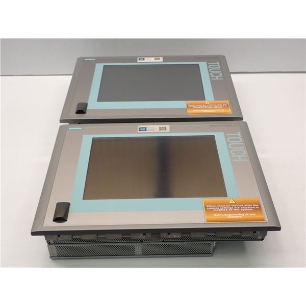 (2) Siemens #6AV7851-0AE20-1AA0 Simatic Panels PC 477B