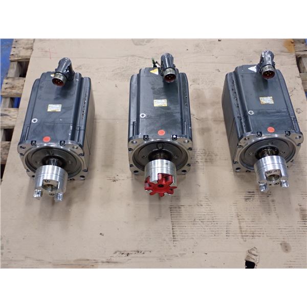 (3) Siemens # 1FK7105-2AC71-1BH1 Servo Motors