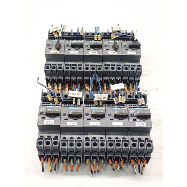 Lot of Siemens # 3RV2811-1FD10 Circuit Breakers